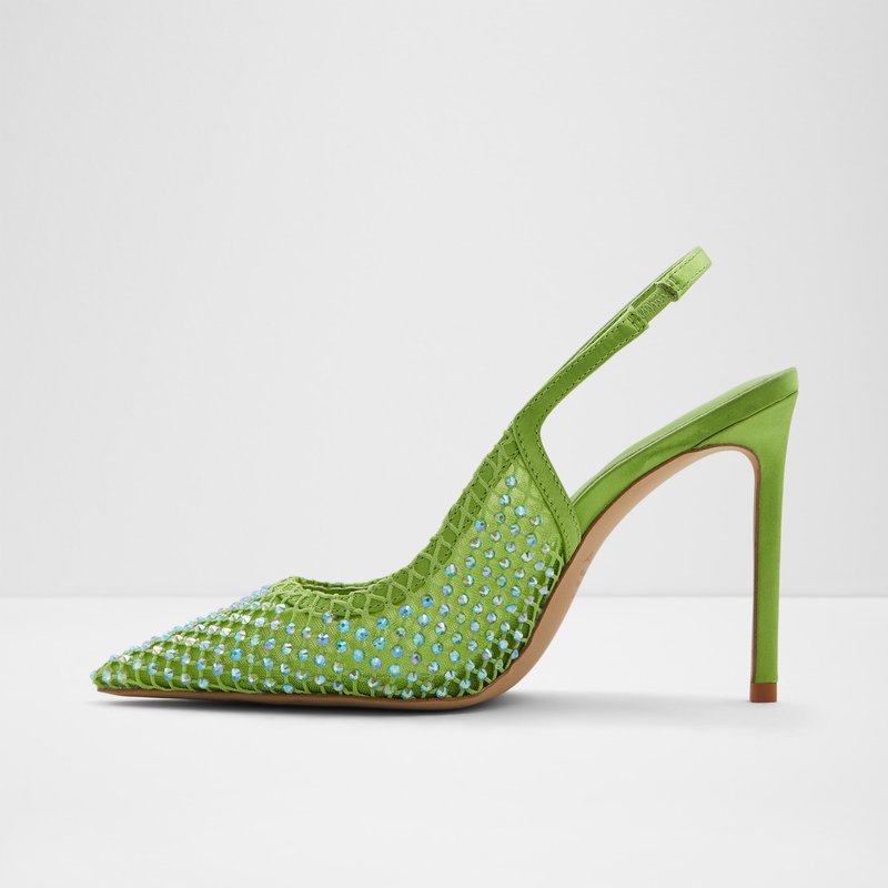 Aldo cipele na visoku petu MARCIANA TEX MESH - zelena 3