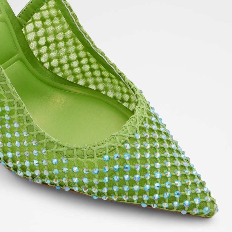 Aldo cipele na visoku petu MARCIANA TEX MESH - zelena 5