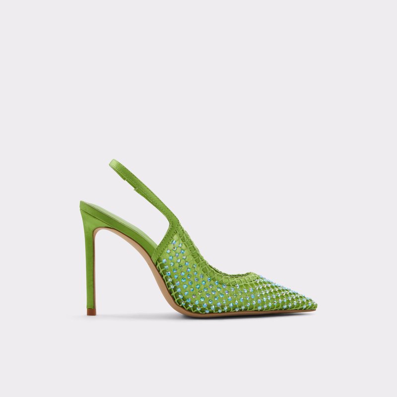 Aldo cipele na visoku petu MARCIANA TEX MESH - zelena 1