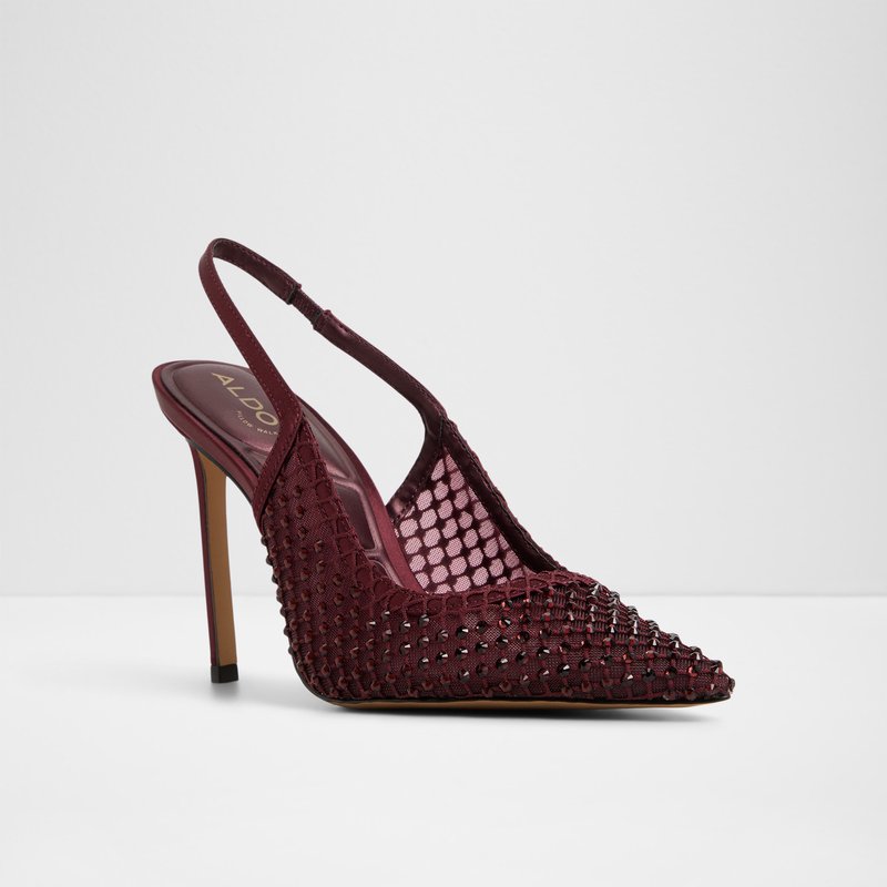 Aldo cipele na visoku petu MARCIANA TEX MESH - crvena 3