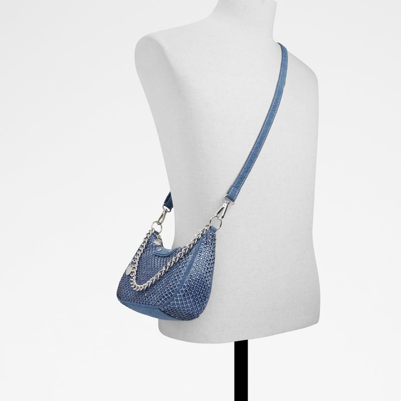 Aldo torbica za nošenje u ruci ili na ramenu MARICARMESH SYN MIX MAT - plava