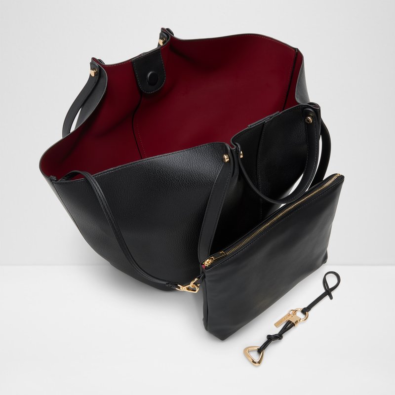 Aldo satchel velika torba za nošenje na ramenu MARIDA SYN MIX MAT - crna 4
