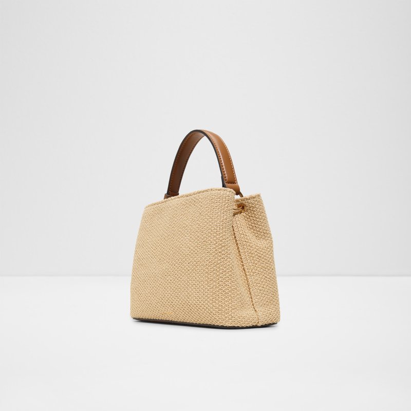 Aldo satchel torbica za nošenje u ruci ili na ramenu MARINIA SYN MIX MAT - smeđa 2