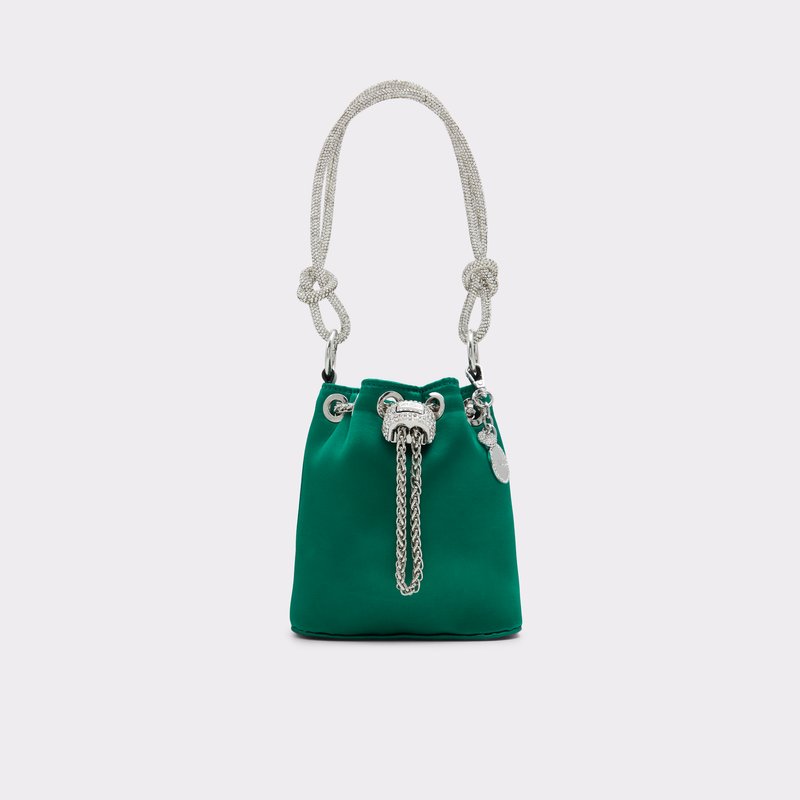 Aldo torbica za nošenje na ramenu MARVELA TEX SATIN - zelena