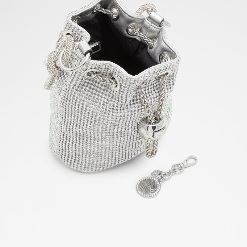 Aldo torbica za nošenje na ramenu MARVELA SYN MIX MAT - srebrna 3