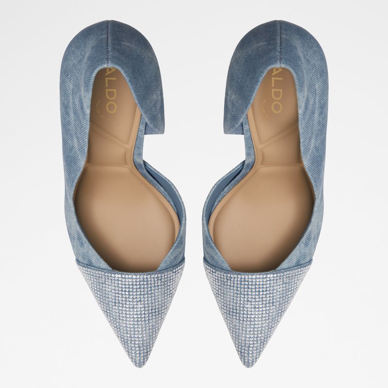 Aldo salonke MAZY TEX DENIM - plava 5