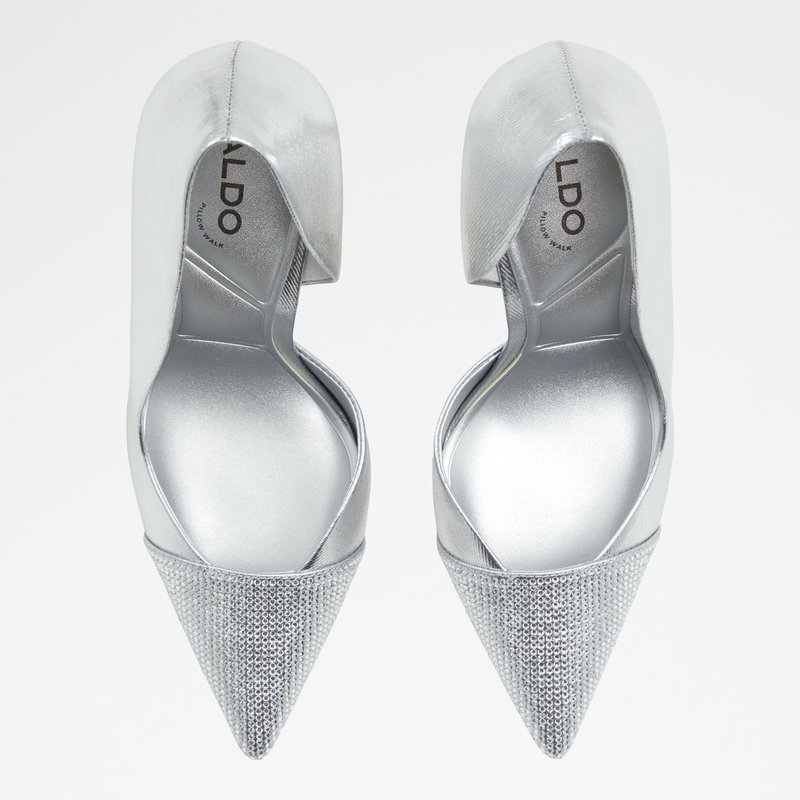 Aldo salonke MAZY TEX DENIM - srebrna 5