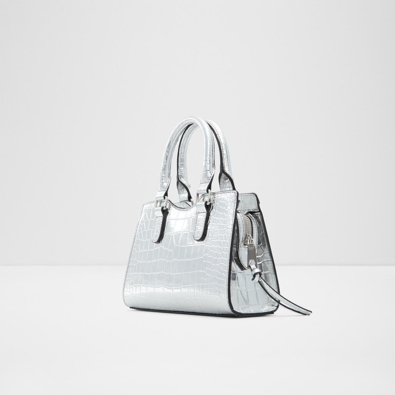 Aldo torba za nošenje u ruci MEELA SYN EMB CROCO - srebrna 2