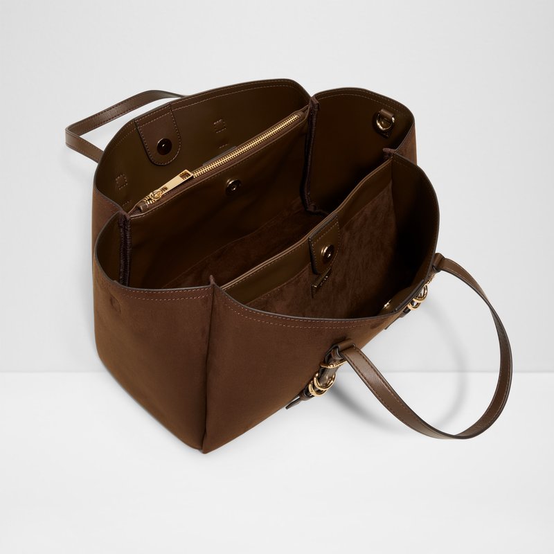 Aldo satchel torba za nošenje u ruci ili na ramenu MELEAH TEX MIX MAT - smeđa 2