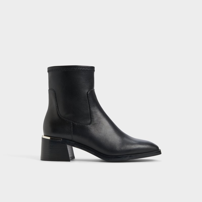 Aldo gležnjače na petu MERAENDAR LEA SMOOTH - crna