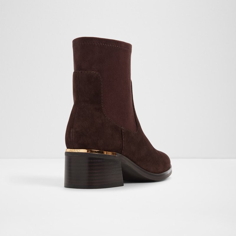 Aldo gležnjače na petu MERAENDAR LEA SUEDE - smeđa 6