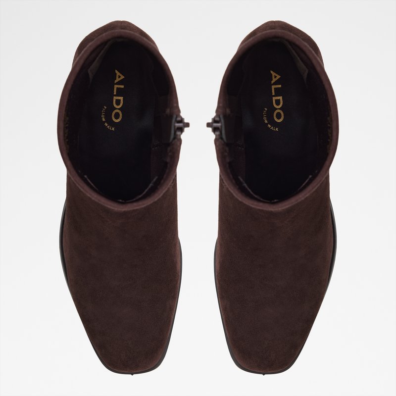 Aldo gležnjače na petu MERAENDAR LEA SUEDE - smeđa 5