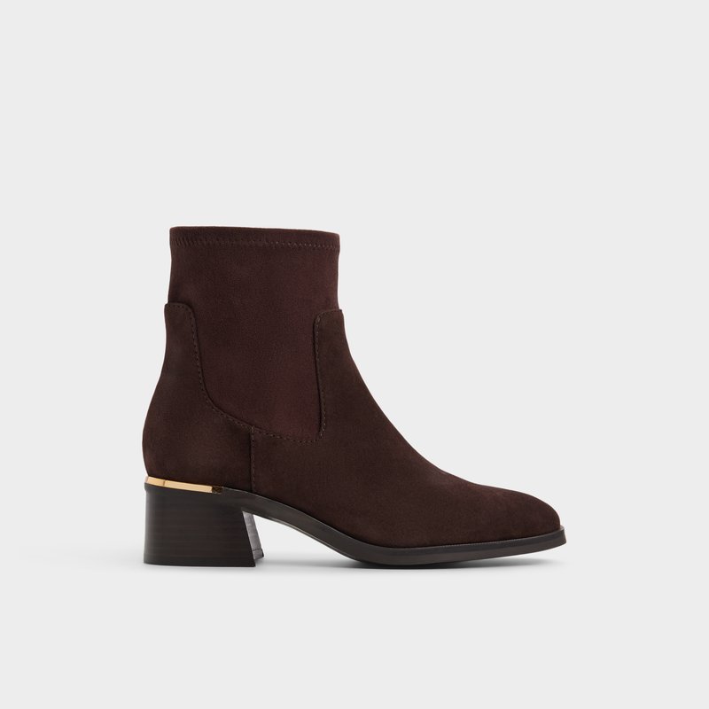 Aldo gležnjače na petu MERAENDAR LEA SUEDE - smeđa 1