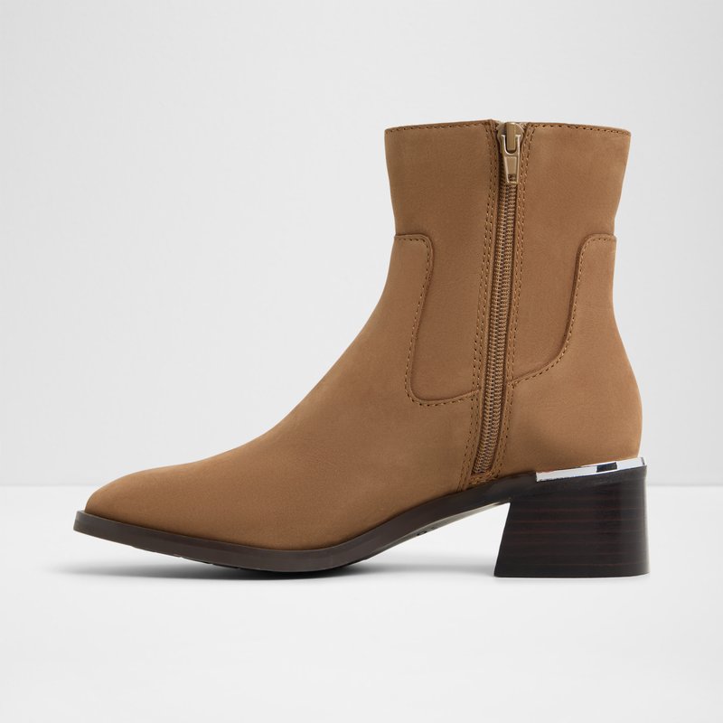 Aldo ženske gležnjače na petu MERAENDAR LEA NUBUCK - smeđa 6