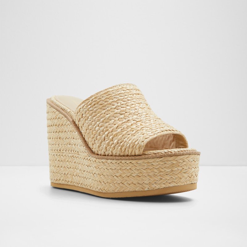 Aldo natikače na punu petu MIDSOMMAR TEX RAFFIA - bijela 3
