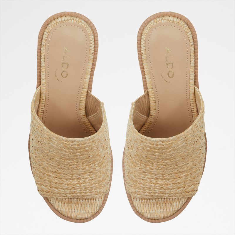 Aldo natikače na punu petu MIDSOMMAR TEX RAFFIA - bijela 5