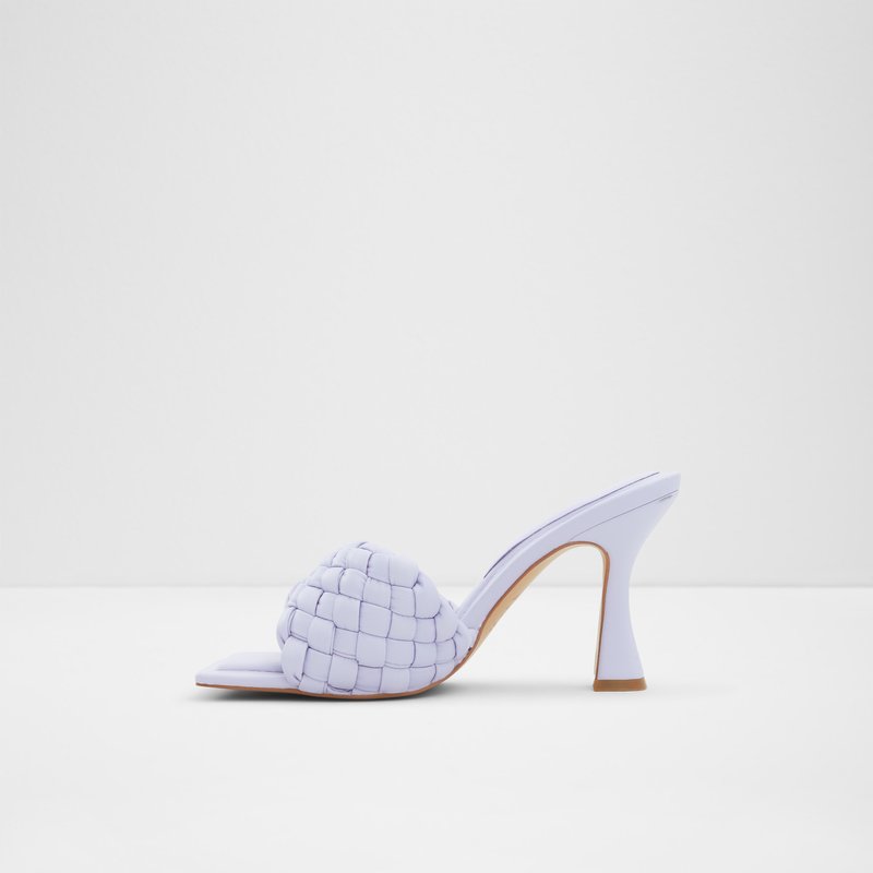 Aldo sandale na petu MILANO SYN WOVEN - ljubičasta 2