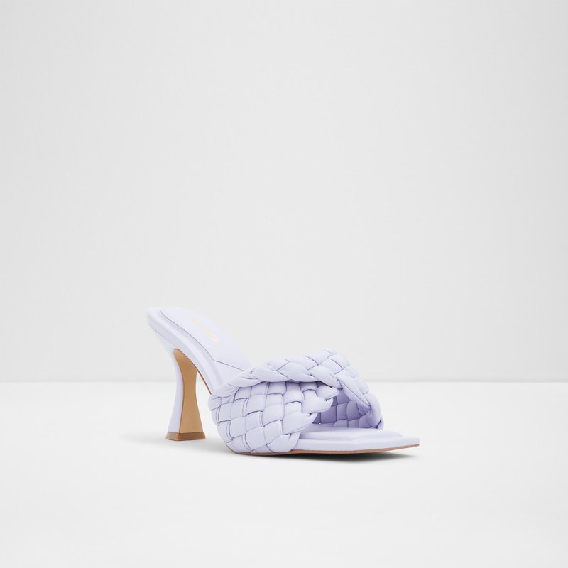 Aldo sandale na petu MILANO SYN WOVEN - ljubičasta 3