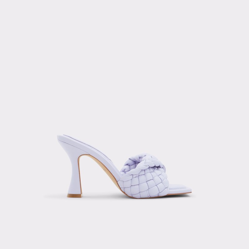 Aldo sandale na petu MILANO SYN WOVEN - ljubičasta 1