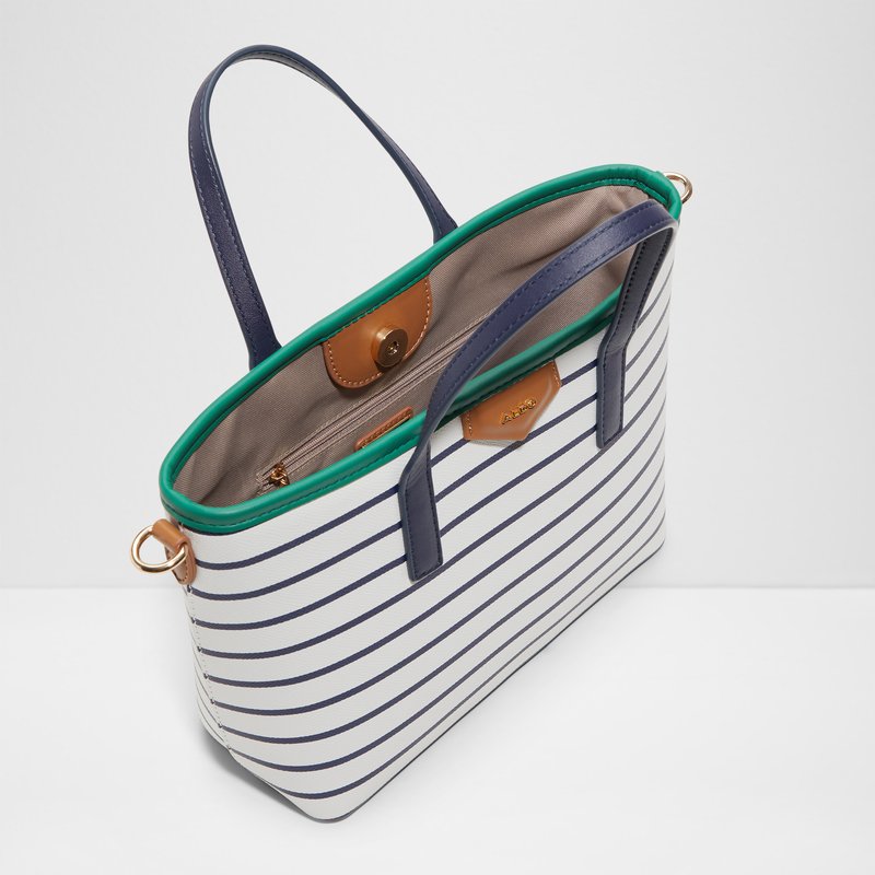 Aldo satchel torbica za nošenje na ramenu ili u ruci MILANY SYN MIX MAT - bijela 2