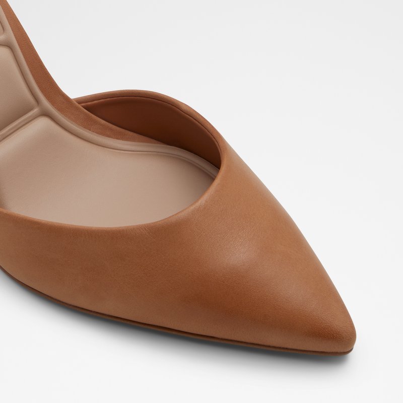 Aldo cipele na visoku petu MILLGATE LEA SMOOTH - smeđa 5