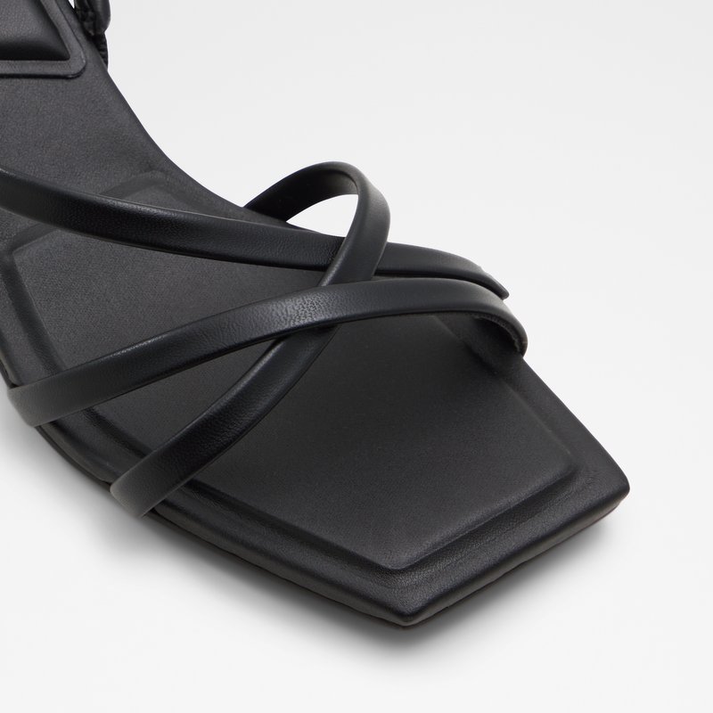 Aldo sandale na srednje visoku petu MINIMA SYN SMOOTH - crna 5