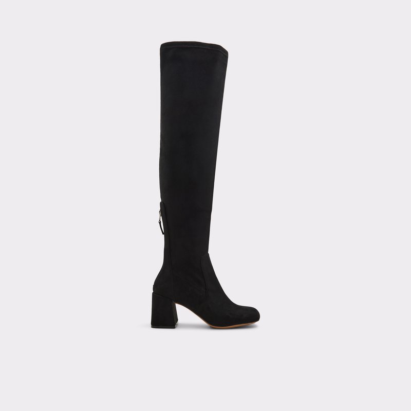 Aldo čizme do koljena MIRARIN TEX MICROFIBRE - crna 1
