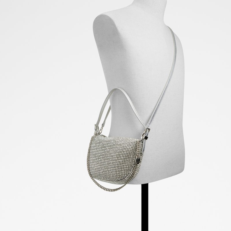 Aldo torbica za nošenje u ruci ili na ramenu MISTERA SYN MIX MAT - srebrna 3