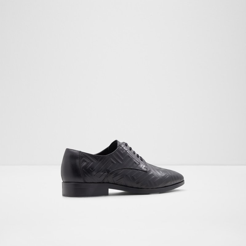 Aldo derby cipele MONTECASSINO LEA EMBOSSED - crna 3