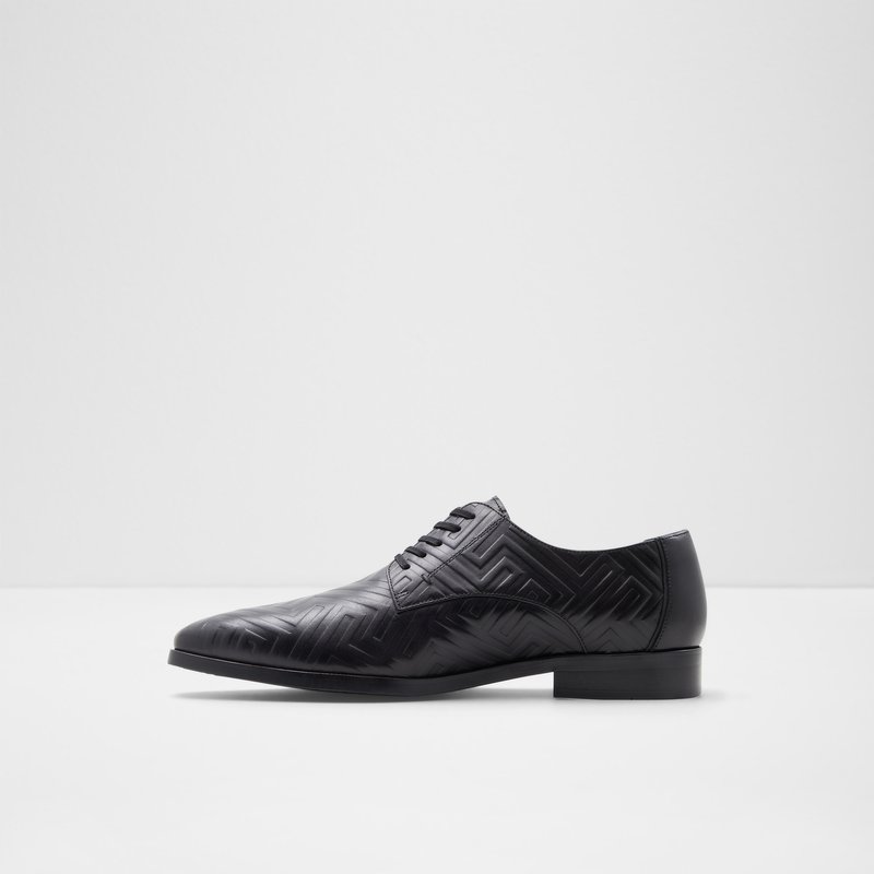 Aldo derby cipele MONTECASSINO LEA EMBOSSED - crna 2