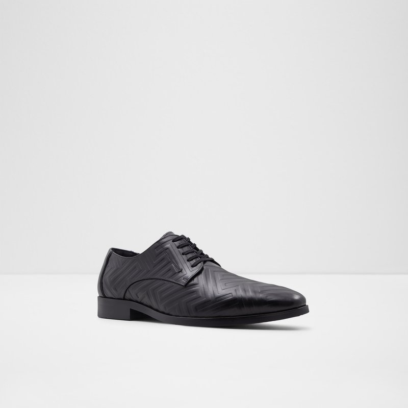 Aldo derby cipele MONTECASSINO LEA EMBOSSED - crna 4