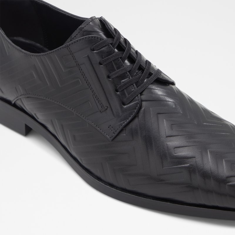 Aldo derby cipele MONTECASSINO LEA EMBOSSED - crna 5