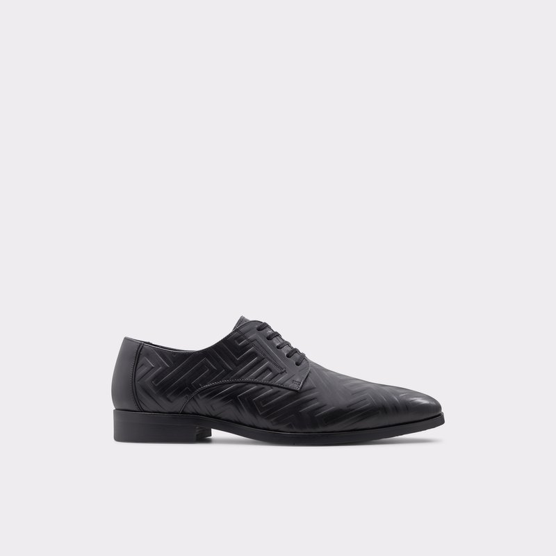 Aldo derby cipele MONTECASSINO LEA EMBOSSED - crna 1