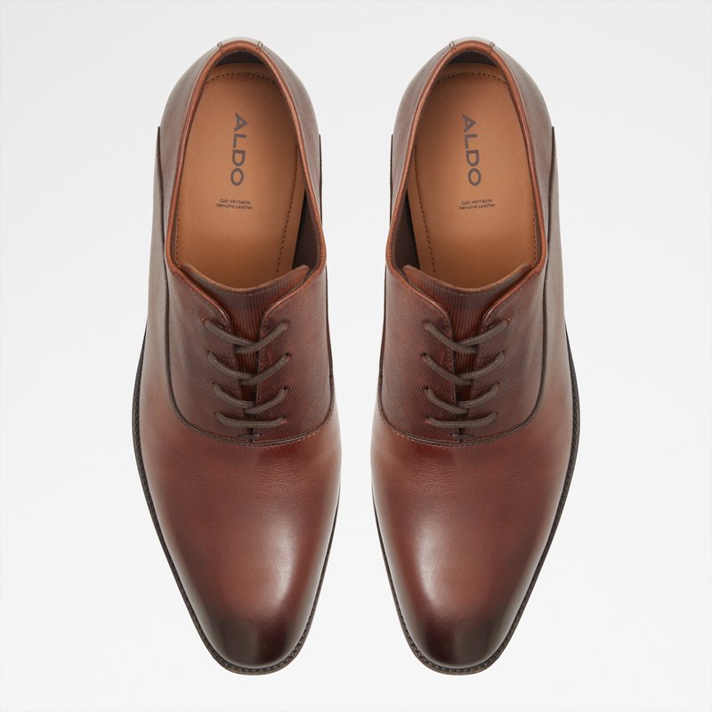 Aldo svečane oxford cipele MORIO LEA SMOOTH - smeđa 5