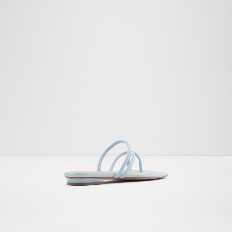 Aldo ravne sandale MOUNIS SYN SMOOTH - plava 5
