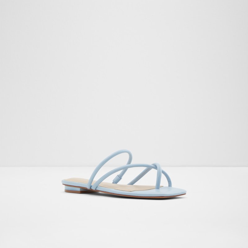 Aldo ravne sandale MOUNIS SYN SMOOTH - plava 3