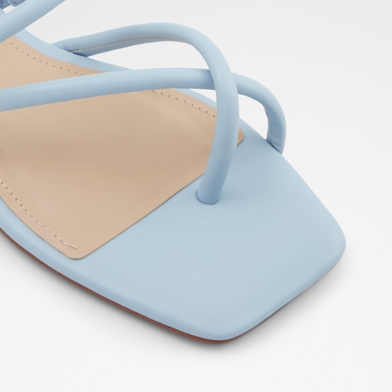 Aldo ravne sandale MOUNIS SYN SMOOTH - plava 4