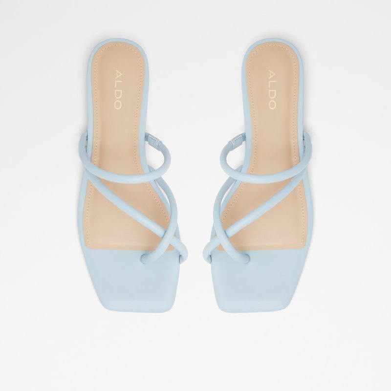 Aldo ravne sandale MOUNIS SYN SMOOTH - plava 6