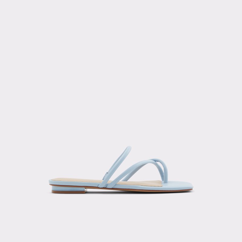 Aldo ravne sandale MOUNIS SYN SMOOTH - plava 1