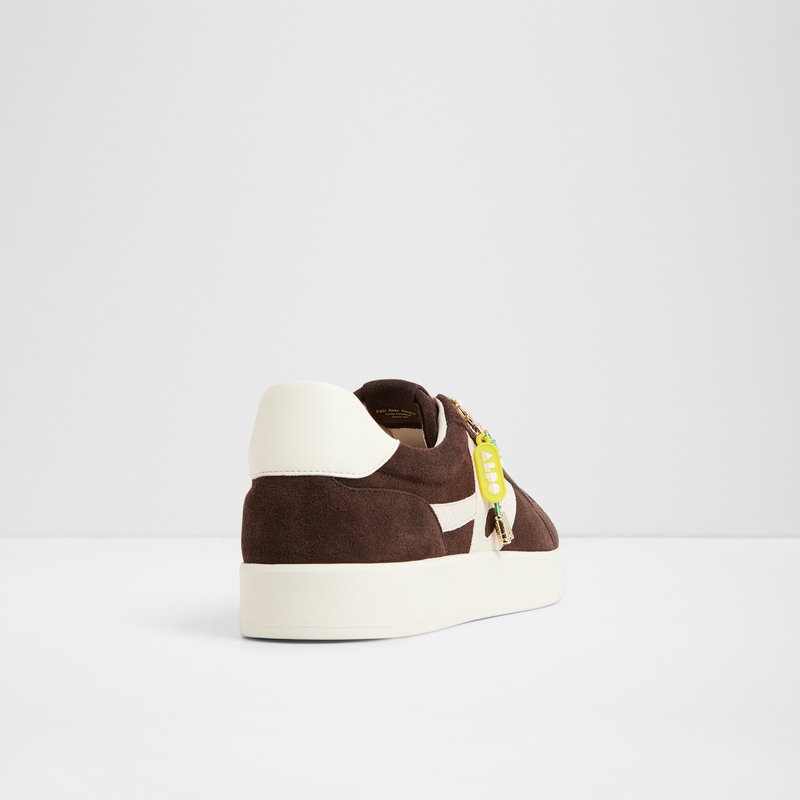 Aldo muške tenisice MTL72SNEAKER-M LEA MIX MAT - smeđa 2