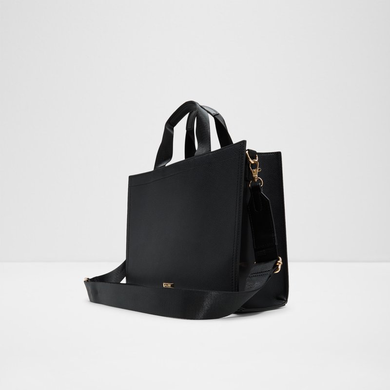 Aldo satchel torbica za nošenje na ramenu MTL72TOTE SYN MIX MAT - crna 4