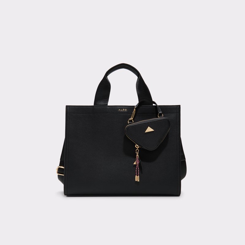 Aldo satchel torbica za nošenje na ramenu MTL72TOTE SYN MIX MAT - crna 1