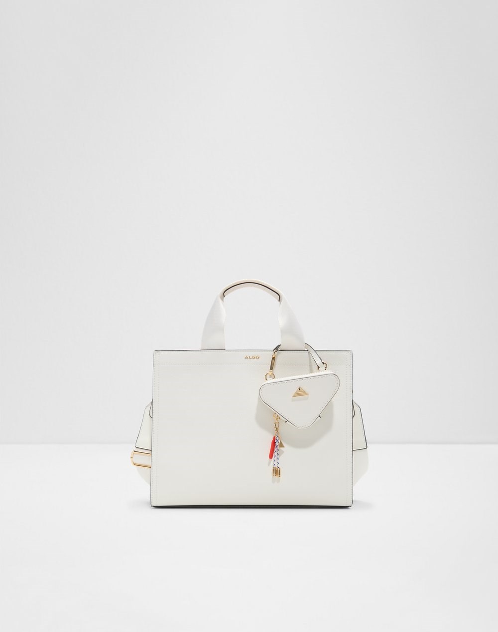 Aldo satchel torbica za nošenje na ramenu MTL72TOTE SYN MIX MAT - bijela