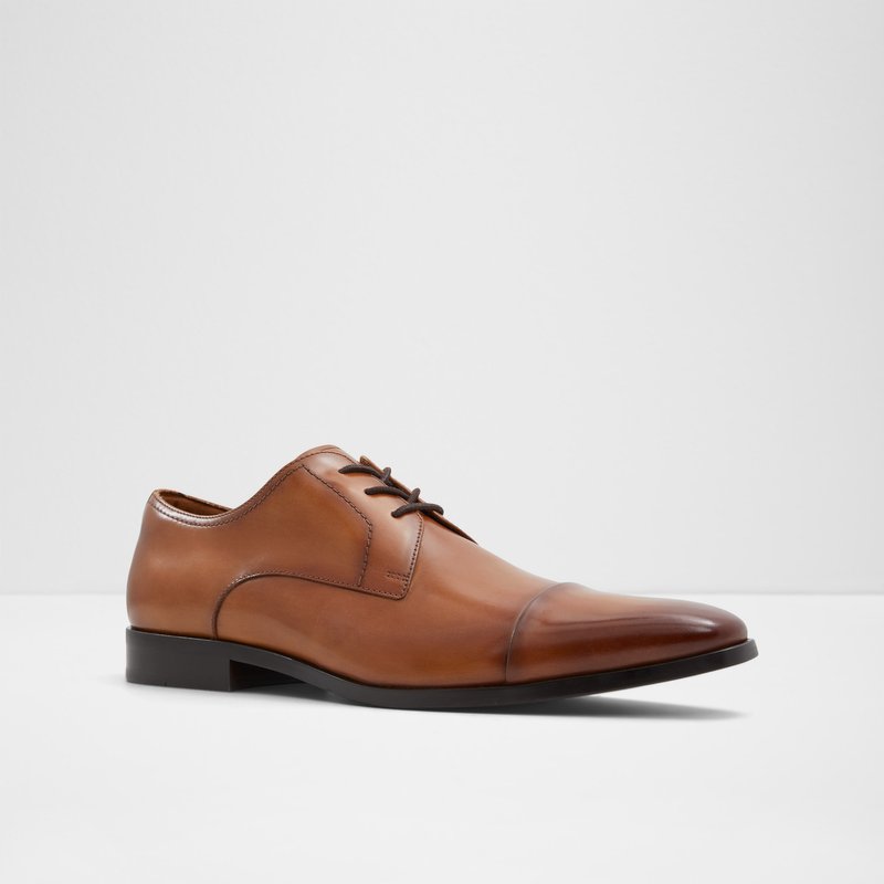 Aldo svečane oxford cipele MULLIGAN LEA SMOOTH - smeđa 3