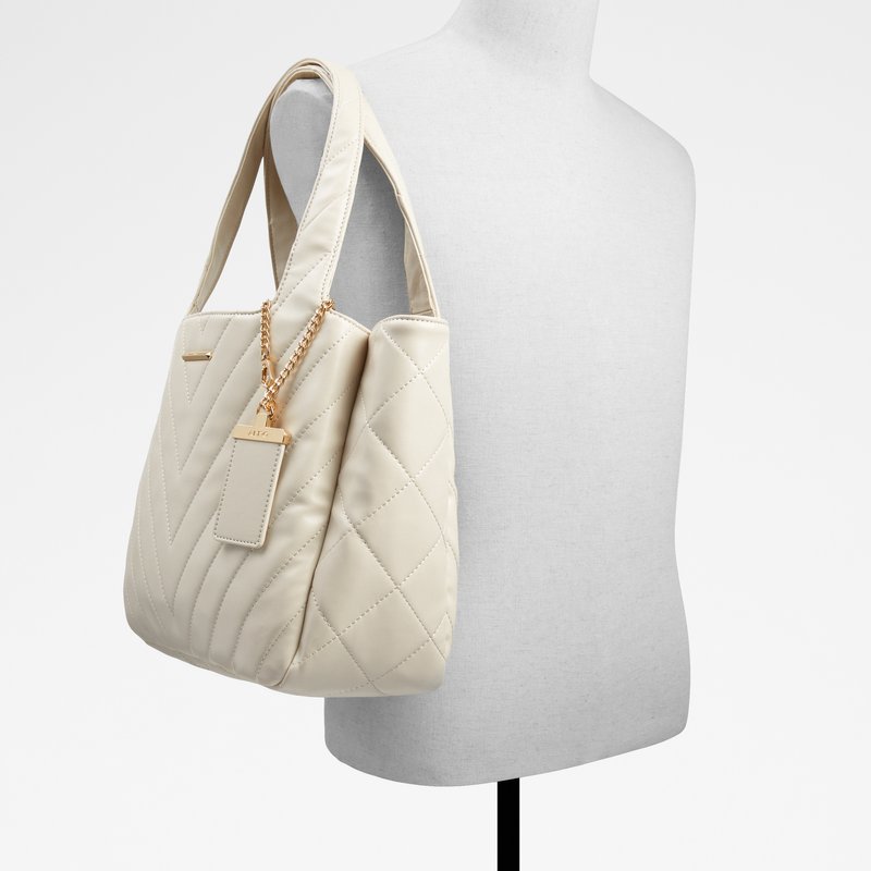 Aldo satchel torba za nošenje na ramenu MUSE SYN SMOOTH - bež 4