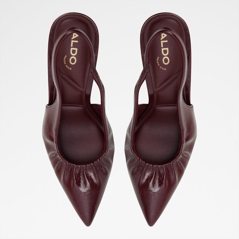 Aldo cipele na visoku petu MYSTIE SYN PATENT - crvena 7