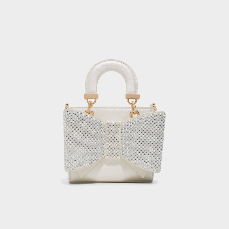 Aldo satchel torbica za nošenje u ruci ili na ramenu NADIEA SYN MIX MAT - bijela 1