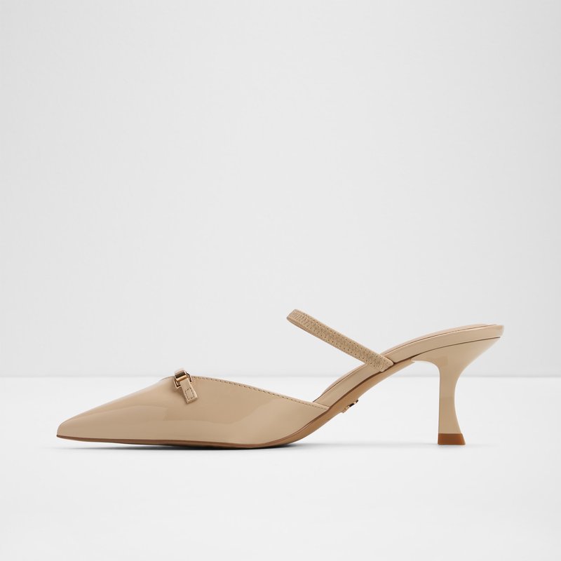 Aldo cipele na srednje visoku petu NAILAH SYN PATENT - bež 6