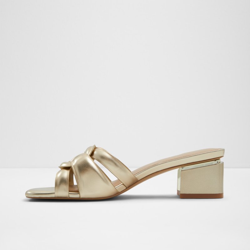 Aldo natikače NAJLA SYN METALLIC - zlatna 2