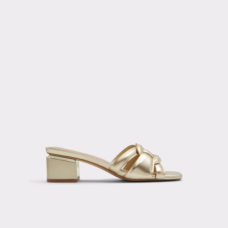 Aldo natikače NAJLA SYN METALLIC - zlatna 1